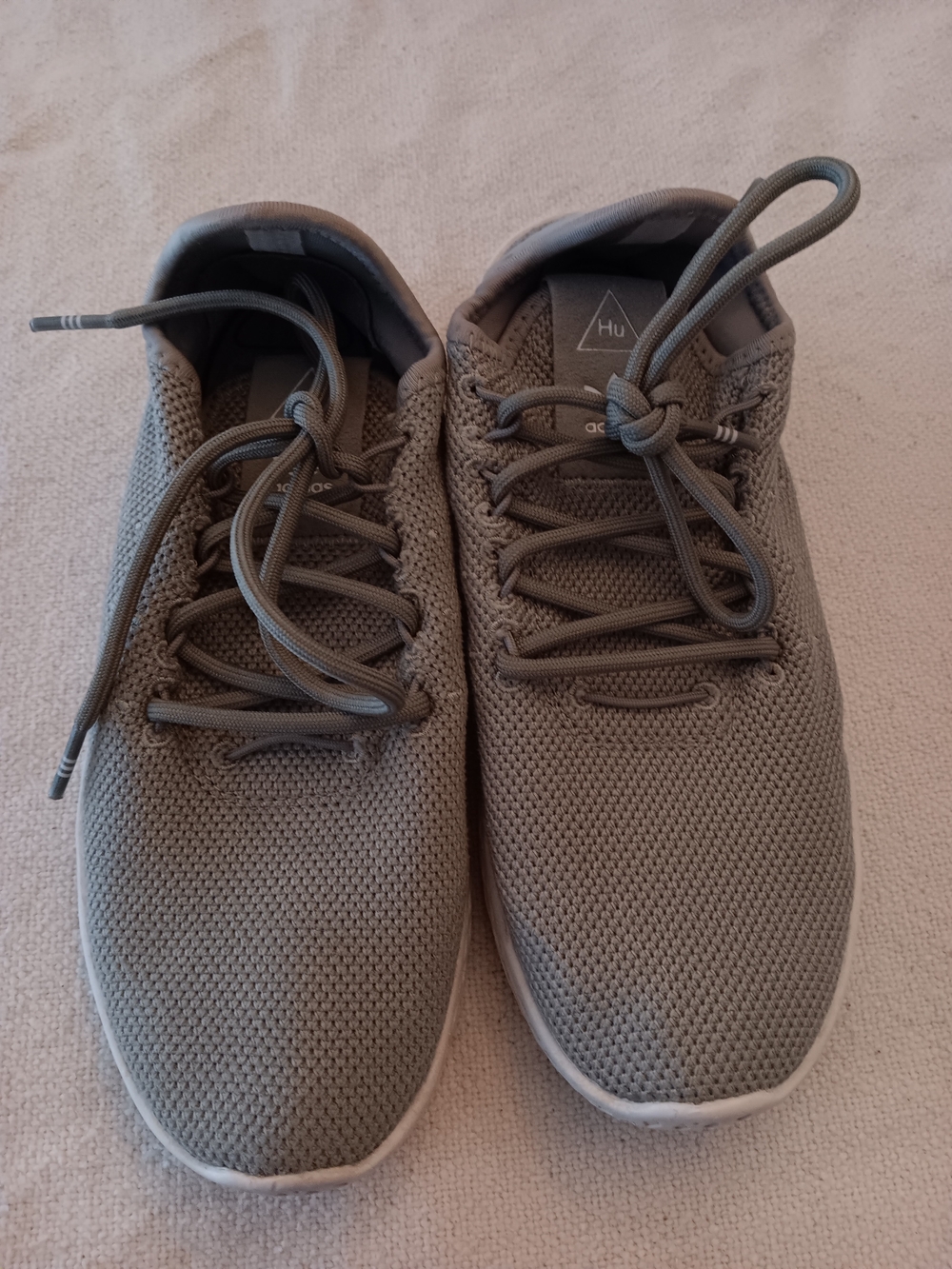 Knit Kids Sneakers in Neutral Gray